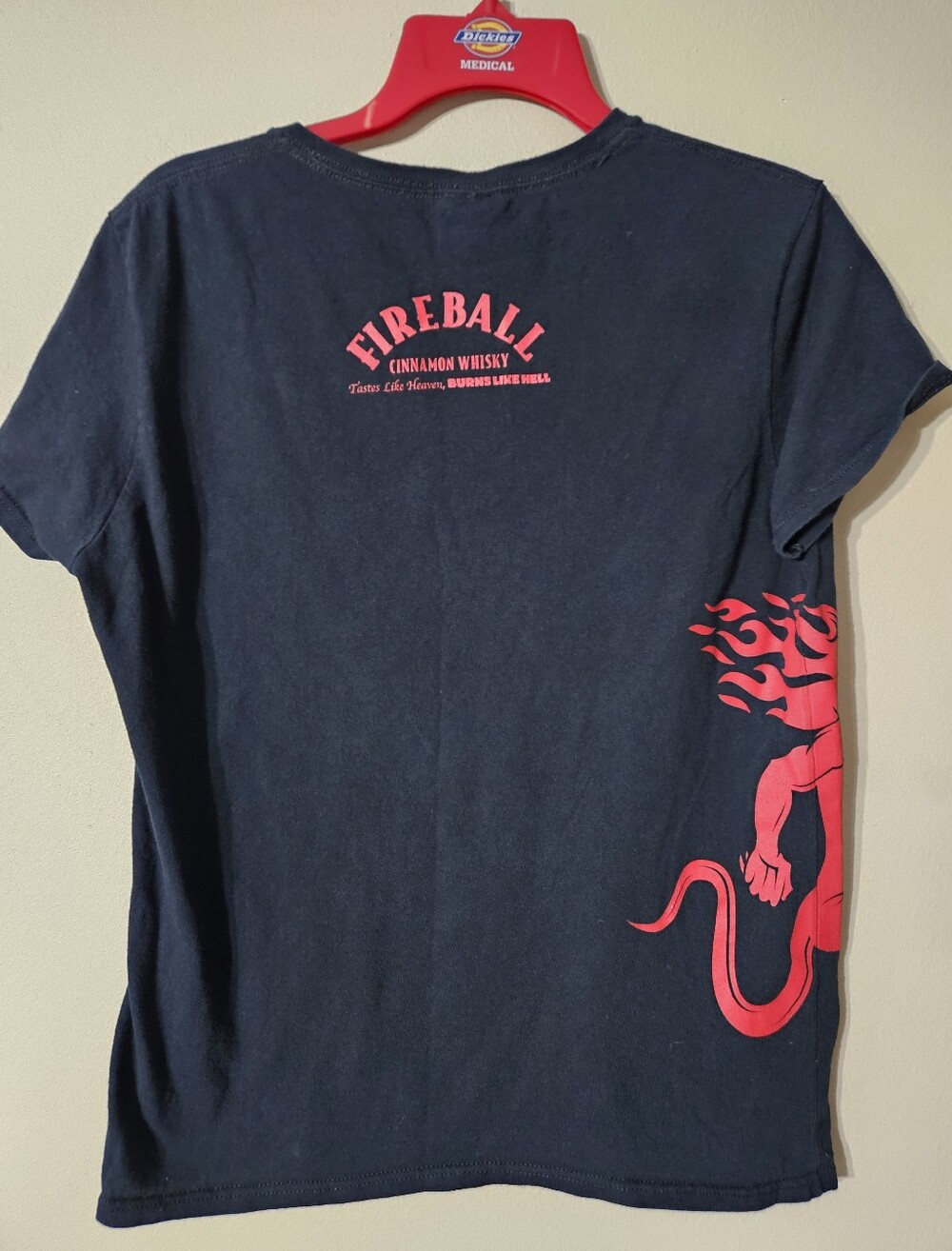 Fireball Whiskey Tshirt Large
